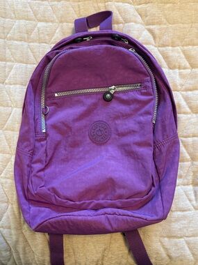 Kipling Purple Daypack Backpack